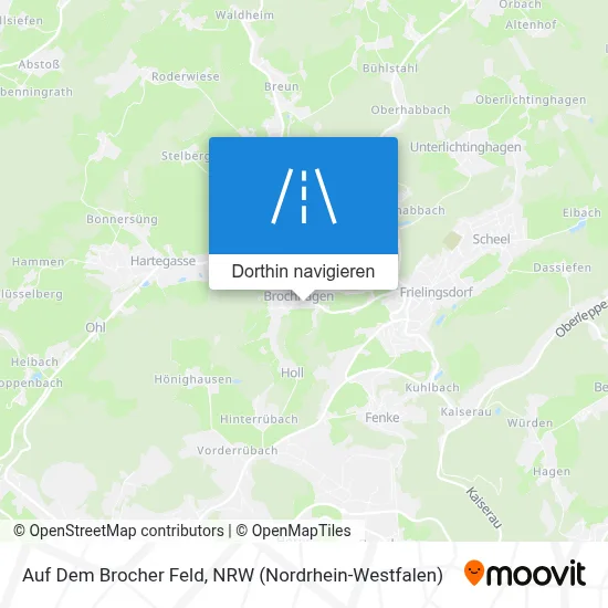 Auf Dem Brocher Feld Karte