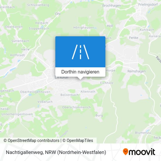 Nachtigallenweg Karte