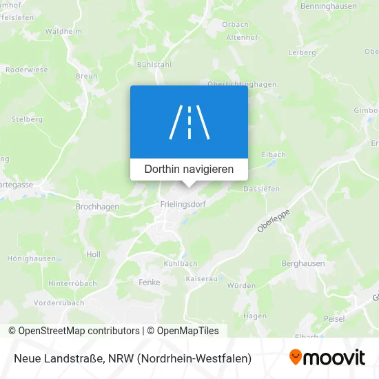 Neue Landstraße Karte