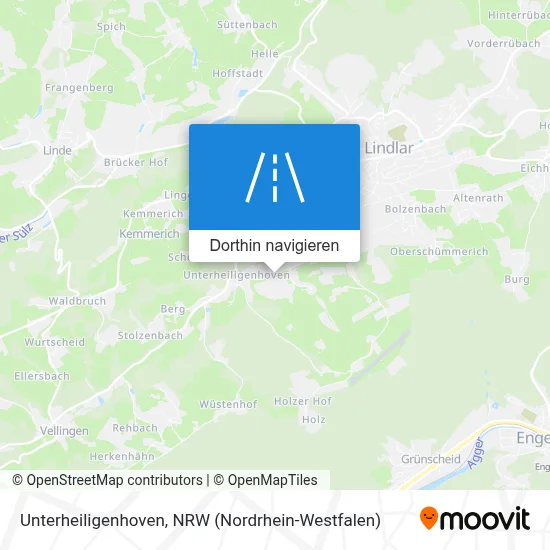 Unterheiligenhoven Karte