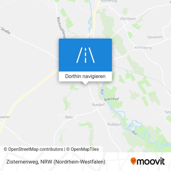 Zisternenweg Karte