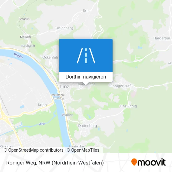 Roniger Weg Karte
