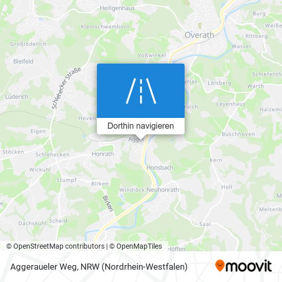 Aggeraueler Weg Karte