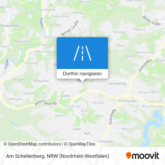 Am Schellenberg Karte