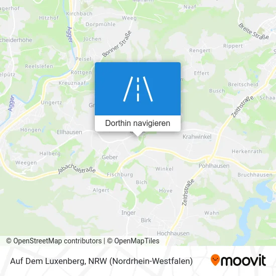 Auf Dem Luxenberg Karte