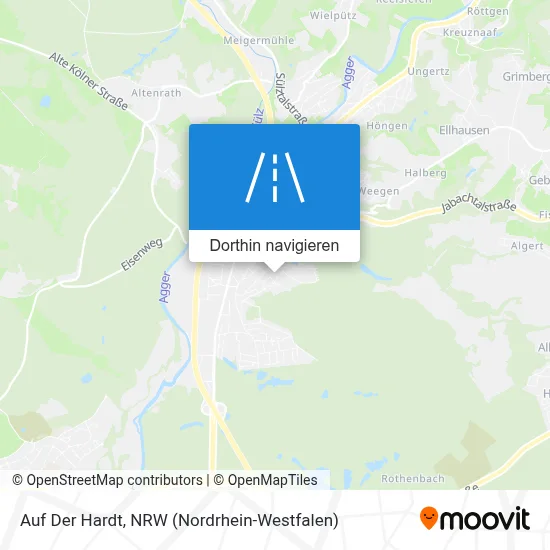 Auf Der Hardt Karte