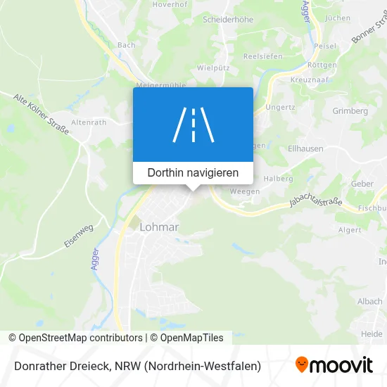 Donrather Dreieck Karte