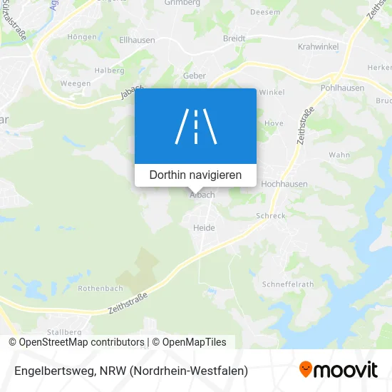 Engelbertsweg Karte