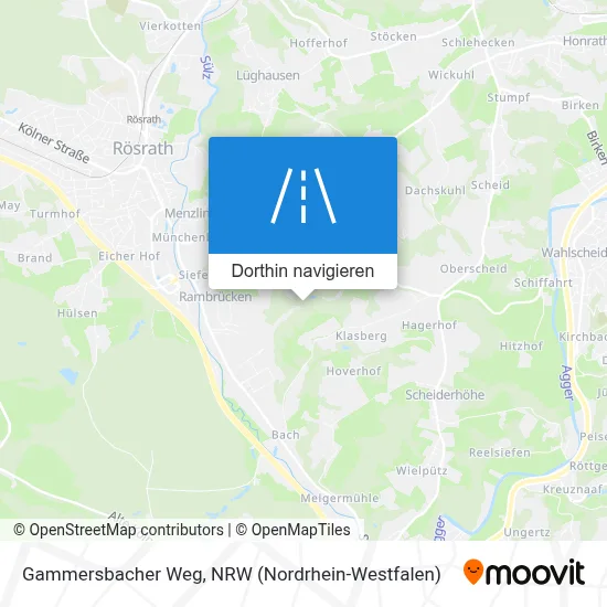 Gammersbacher Weg Karte