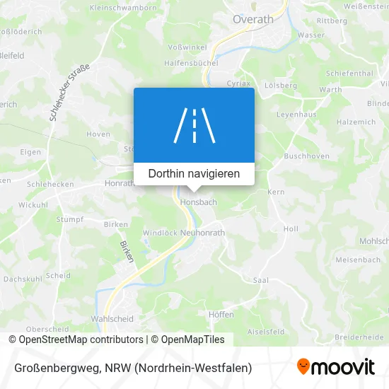 Großenbergweg Karte