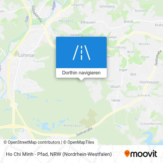 Ho Chi Minh - Pfad Karte