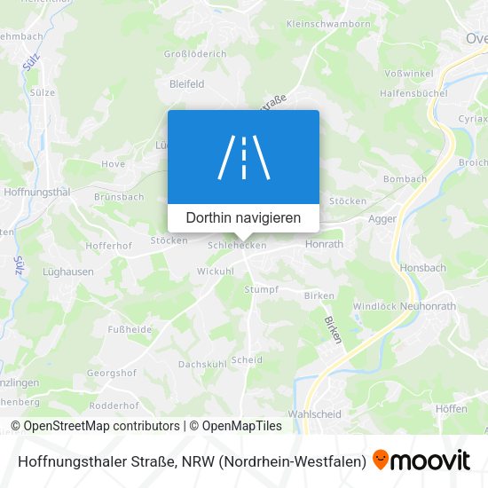 Hoffnungsthaler Straße Karte
