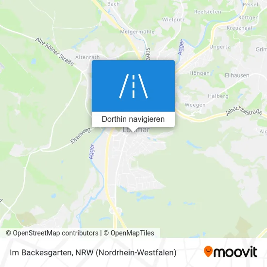 Im Backesgarten Karte