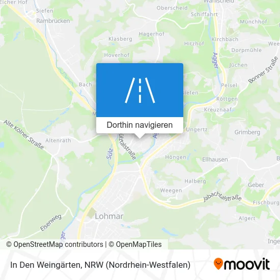 In Den Weingärten Karte