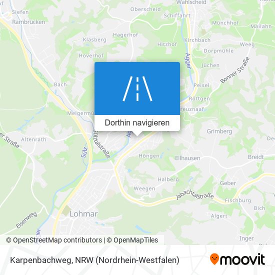 Karpenbachweg Karte