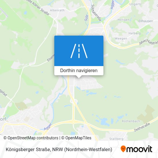 Königsberger Straße Karte