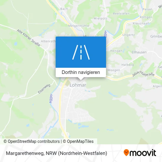 Margarethenweg Karte