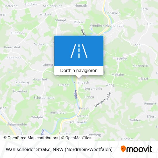 Wahlscheider Straße Karte
