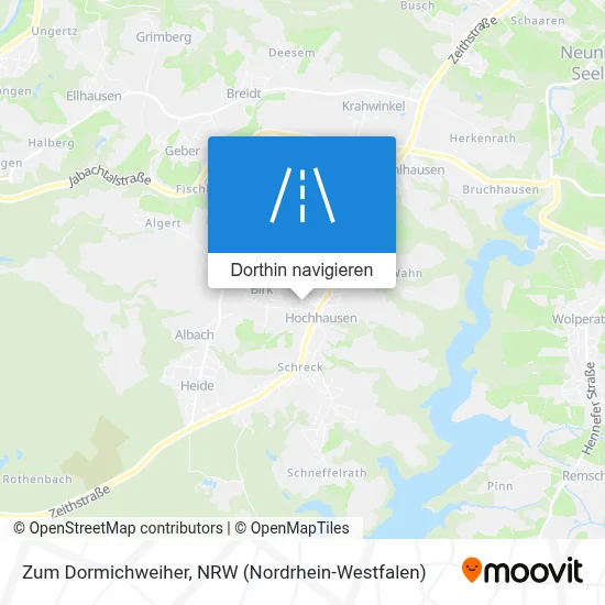 Zum Dormichweiher Karte