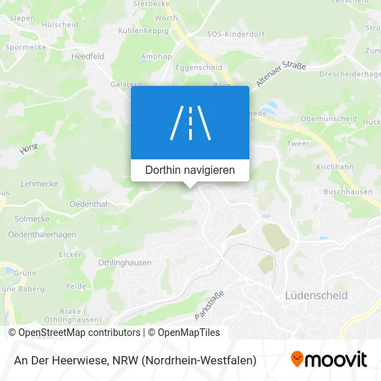 An Der Heerwiese Karte