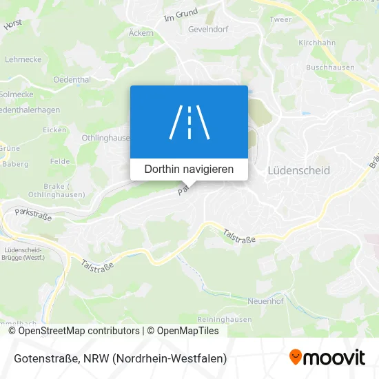 Gotenstraße Karte