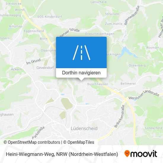 Heini-Wiegmann-Weg Karte