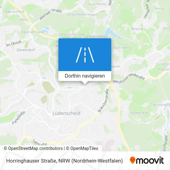 Horringhauser Straße Karte