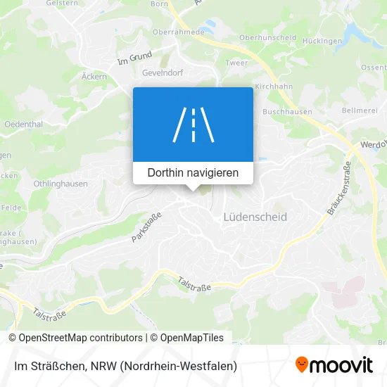 Im Sträßchen Karte