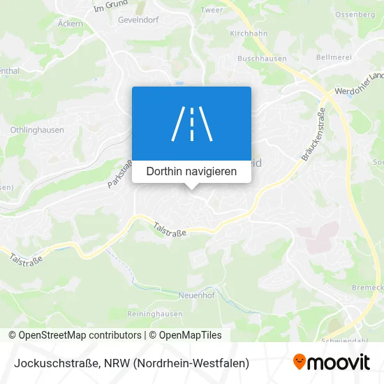 Jockuschstraße Karte