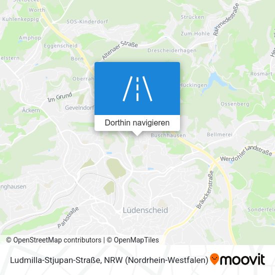 Ludmilla-Stjupan-Straße Karte
