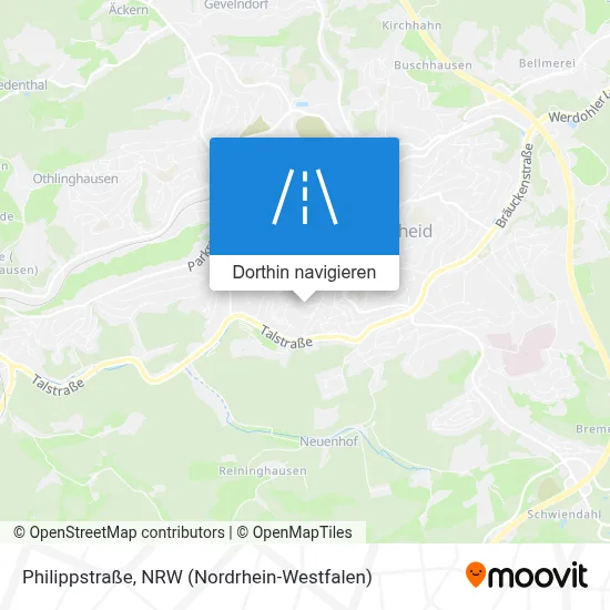 Philippstraße Karte
