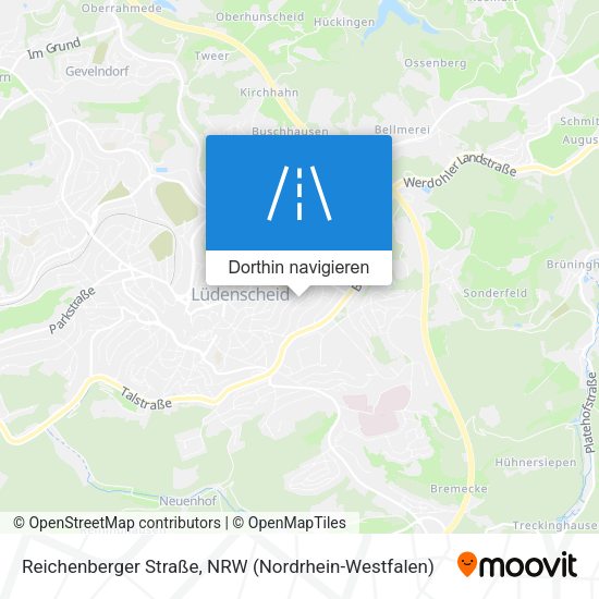 Reichenberger Straße Karte