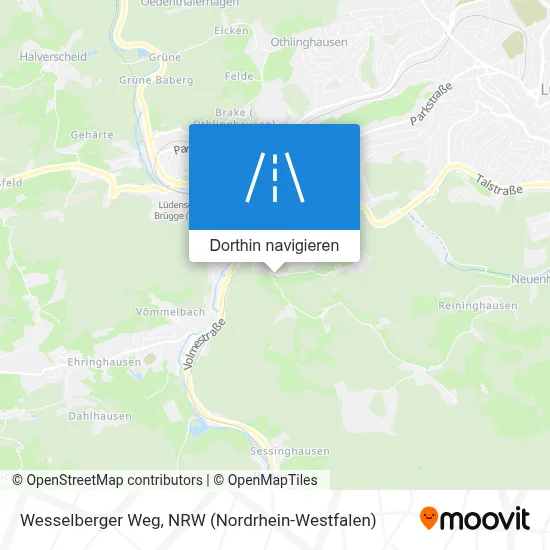 Wesselberger Weg Karte