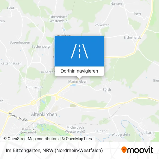 Im Bitzengarten Karte