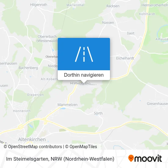 Im Steimelsgarten Karte