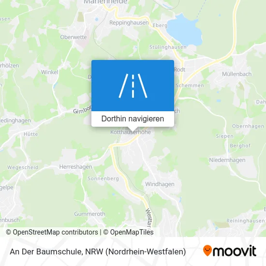 An Der Baumschule Karte