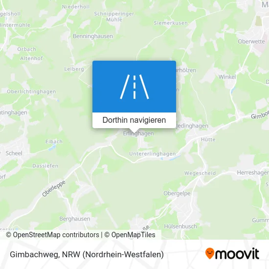 Gimbachweg Karte
