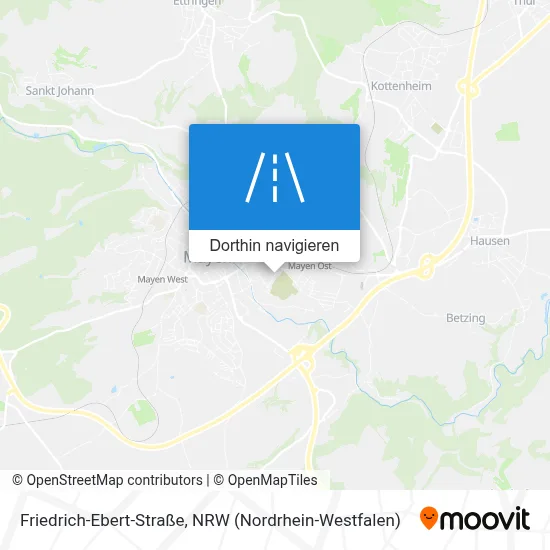 Friedrich-Ebert-Straße Karte