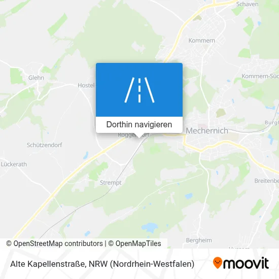 Alte Kapellenstraße Karte