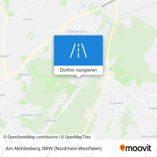 Am Mühlenberg Karte