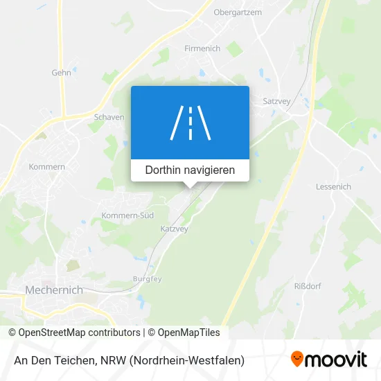 An Den Teichen Karte