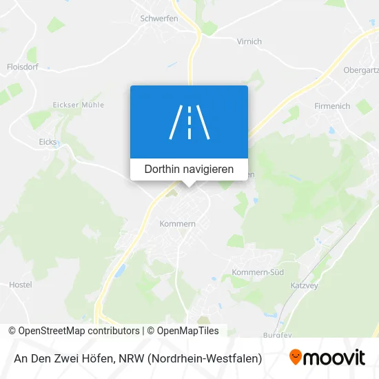 An Den Zwei Höfen Karte