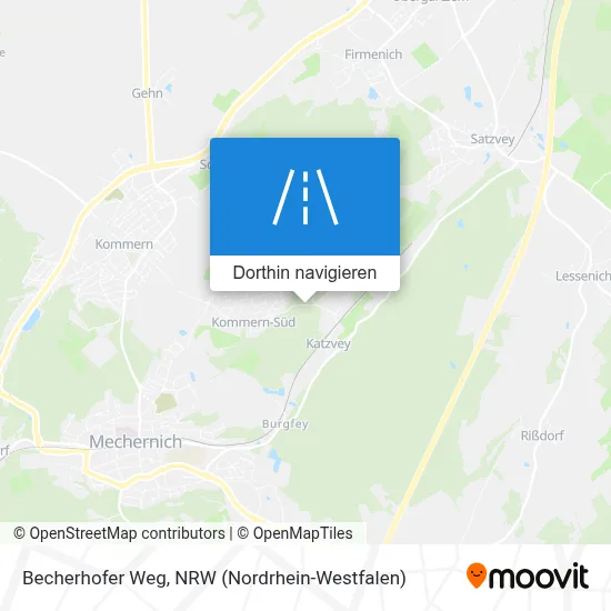 Becherhofer Weg Karte