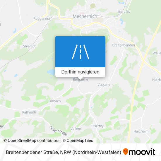 Breitenbendener Straße Karte