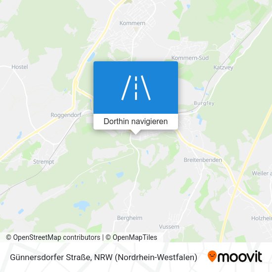 Günnersdorfer Straße Karte