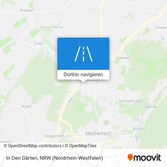 In Den Gärten Karte