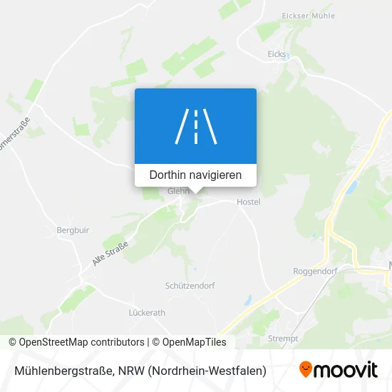 Mühlenbergstraße Karte