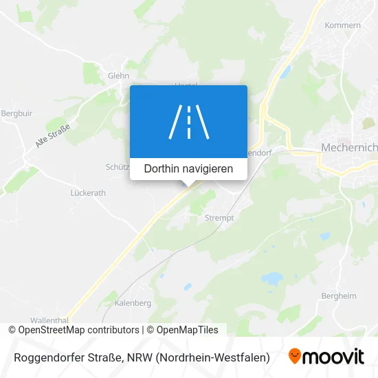 Roggendorfer Straße Karte