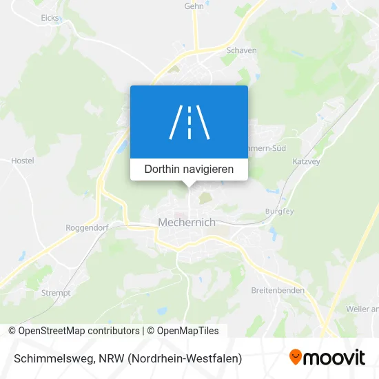 Schimmelsweg Karte