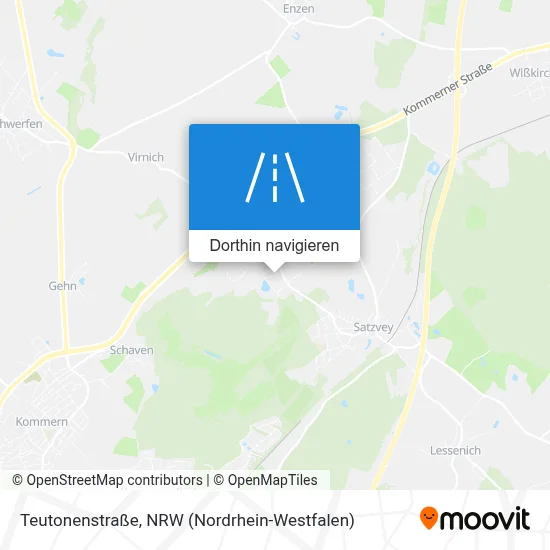 Teutonenstraße Karte